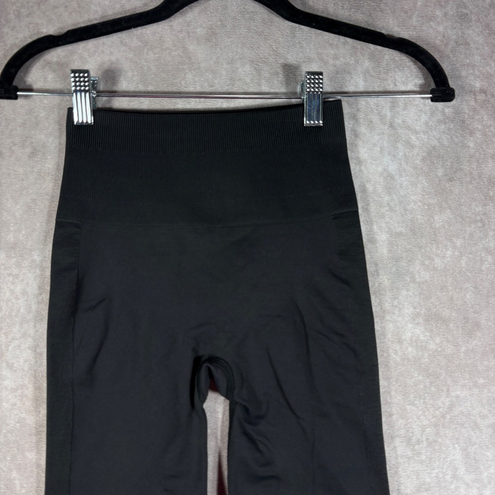 Lululemon Leggings Women 4 Black Ebb To Street Tight Seamless High Rise Crop Gym - Picture 2 of 7